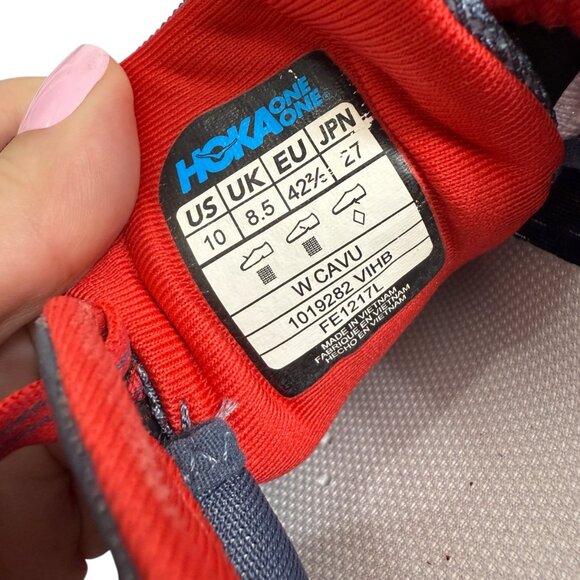 HOKA Cavu Vintage Indigo / Hibiscus Training Running Women's Sneakers size 10 - Picture 6 of 11